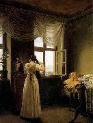 Georg Friedrich Kersting At the Mirror painting